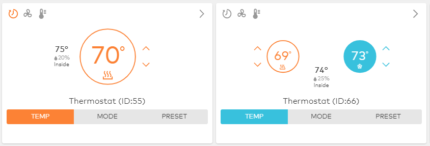 Thermostats humidity on different modes.PNG