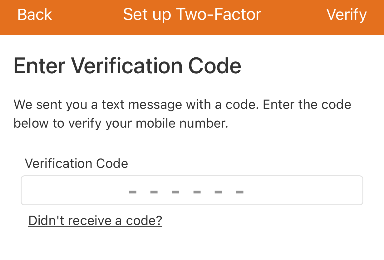 Mobile Two Factor Authentication Verification Code.PNG