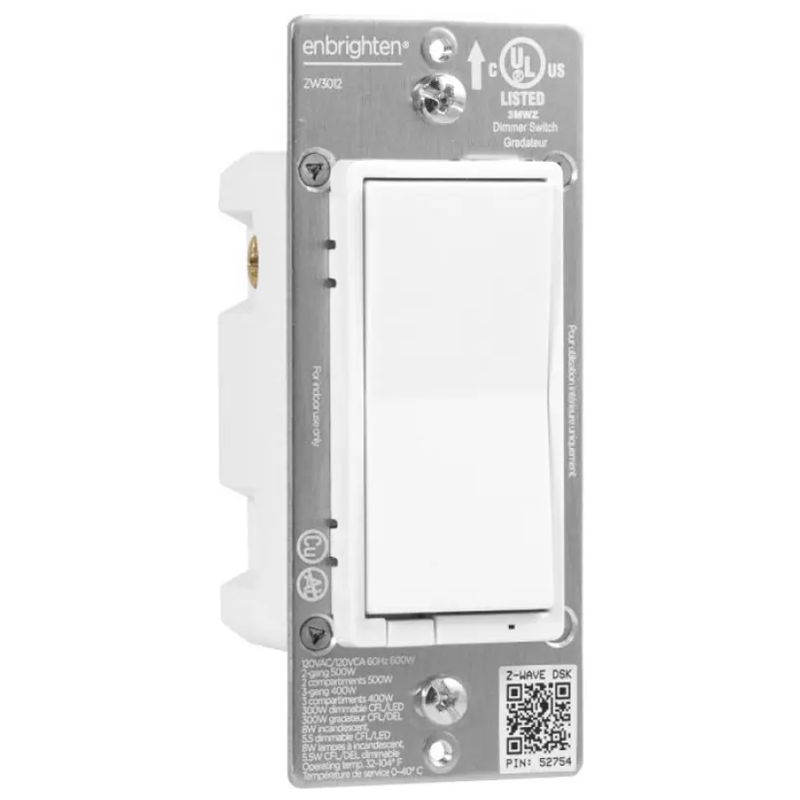 Jasco Enbrighten No-Neutral Smart Dimmer (52252)