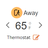 Thermostat Schedule Edit Devices