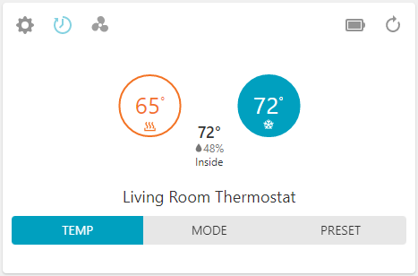 Thermostat Auto Mode Customer Site