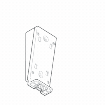 VDB780B attach to wallplate wedge