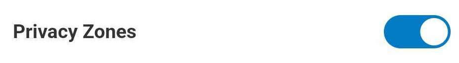 privacy zone toggle