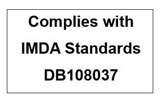 Complies with IMDA Standards DB108037