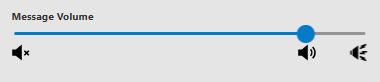AID Message Volume Slider