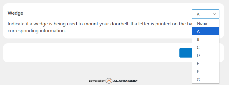 vdb770 wedge type dropdown menu