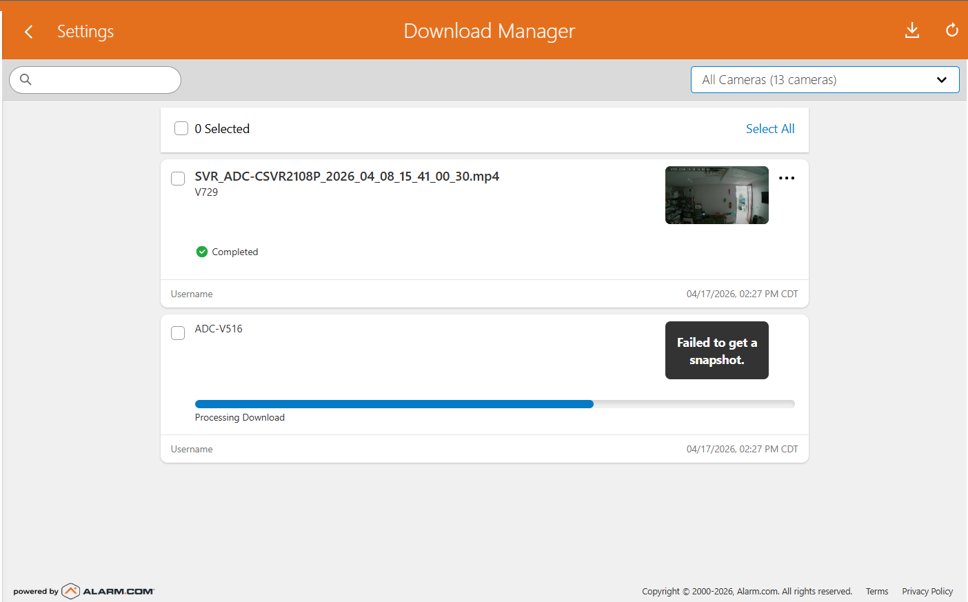 Unified Download Manager page