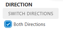 Tripwire direction options